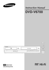 Samsung DVD-V6700 Manuel D'instructions