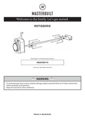 Masterbuilt MB20090719 Mode D'emploi