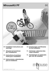 Mhouse Kit PF Instructions Et Avertissements Pour L'installation Et L'utilisation