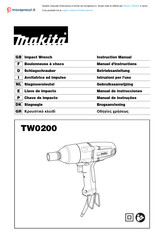 Makita TW0200 Manuel D'instructions