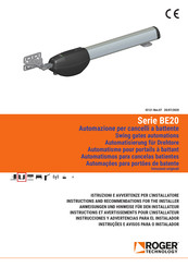 Roger Technology M20/340 Instructions Et Avertissements Pour L'installateur
