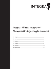 Integra Miltex Integrator Guide Rapide