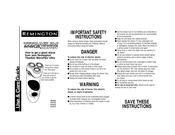 Remington R-9170 Guide D'utilisation Et D'entretien