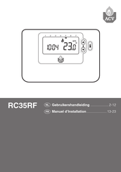 ACV RC35RF Manuel D'installation