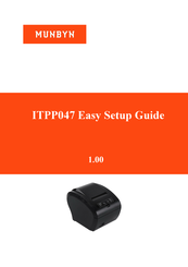 MUNBYN ITPP047 Guide De Setup