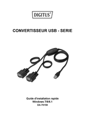 Digitus USB Serie Guide D'installation Rapide