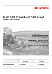 JF-Stoll R 415 DS Instructions De Service