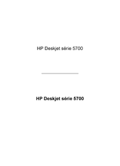 HP Deskjet 5700 Série Manuel D'instructions