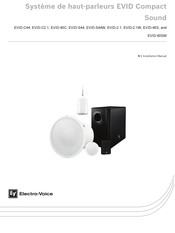 Electro-Voice EVID-2.1W Manuel D'installation