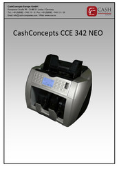 CashConcepts CCE 342 NEO Mode D'emploi