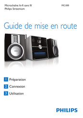 Philips MCi300 Guide De Mise En Route