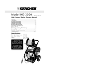 Kärcher HD 3000 Manuel De L'opérateur