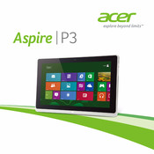 Acer Aspire P3 Mode D'emploi