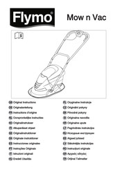 Flymo Mow n Vac Instructions D'origine