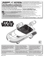 Radio Flyer Star Wars Luke Skywalker's Landspeeder 934A Mode D'emploi