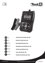 Tool it DBT 400 Mode D'emploi