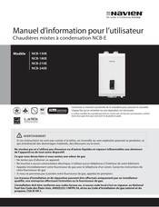 Navien NCB-240E Manuel D'instruction Pour L'utilisateur