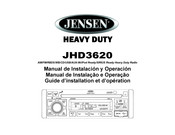 Jensen Heavy Duty JHD3620 Guide D'installation Et D'operation