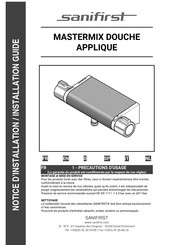 SANIFIRST MASTERMIX DOUCHE APPLIQUE Notice D'installation