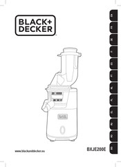 Black & Decker BXJE200E Traduction Des Instructions Initiales