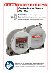 HYDAC FILTER SYSTEMS CS 1000 Notice