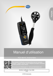 PCE Instruments PCE-AM 45 Manuel D'utilisation