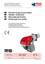 Riello Burners 3785811 Instructions Pour Installation, Utilisation Et Entretien