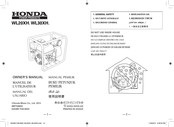 Honda Power Products WL20XH Manuel De L'utilisateur