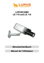 Lupus Electronics LUPUSCAM LE 115 Manuel De L'utilisateur