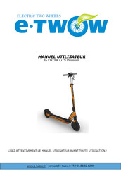 e-TWOW GTS Premium Manuel Utilisateur