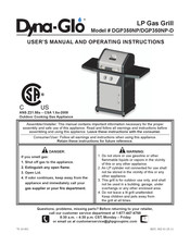 Dyna-Glo DGP350NP Manuel De L'utilisateur Et Instructions D'utilisation