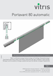 Vitris Portavant 80 automatic Instructions D'installation