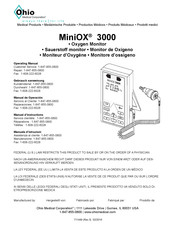 Ohio Medical Corporation MiniOX 3000 Manuel D'instructions