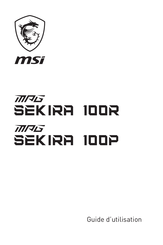 MSI MPG VELOX 100R Guide D'utilisation