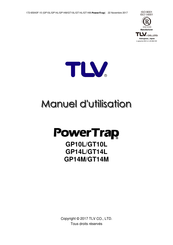 TLV PowerTrap GT14 Manuel D'utilisation