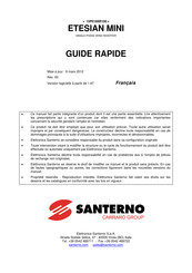 CARRARO SANTERNO ETESIAN MINI Guide Rapide