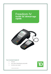 TD Freedom IV Guide De Démarrage Rapide