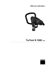 Trumpf TruTool N 1000 Manuel Opérateur