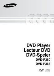 Samsung DVD-P365 Mode D'emploi