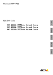 Axis Q6035-E Guide D'installation