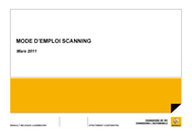 Renault SCANNING Mode D'emploi