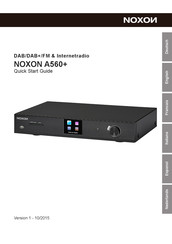 Noxon A560+ Guide De Démarrage Rapide