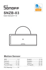 Sonoff SNZB-03 Mode D'emploi