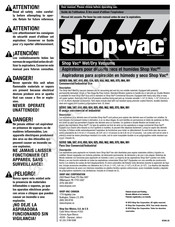 Shop-Vac 587 Série Mode D'emploi