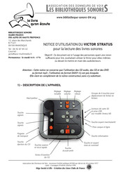 Humanware VICTOR STRATUS Notice D'utilisation