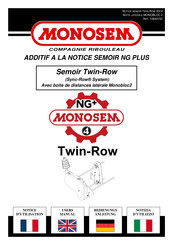 Monosem Twin-Row Notice D'utilisation