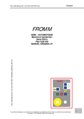 Fromm FS31 Serie Manuel