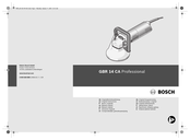 Bosch Professional GBR 14 CA Notice Originale