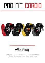 Pact WEEPLUG PRO FIT CARDIO Mode D'emploi