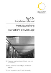 SOLARMATIC 3.64 Instructions De Montage